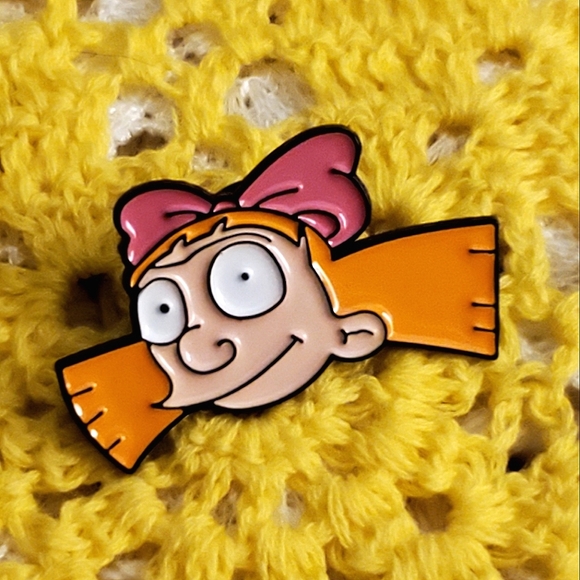 Helga enamel lapel push pin. - Picture 2 of 6